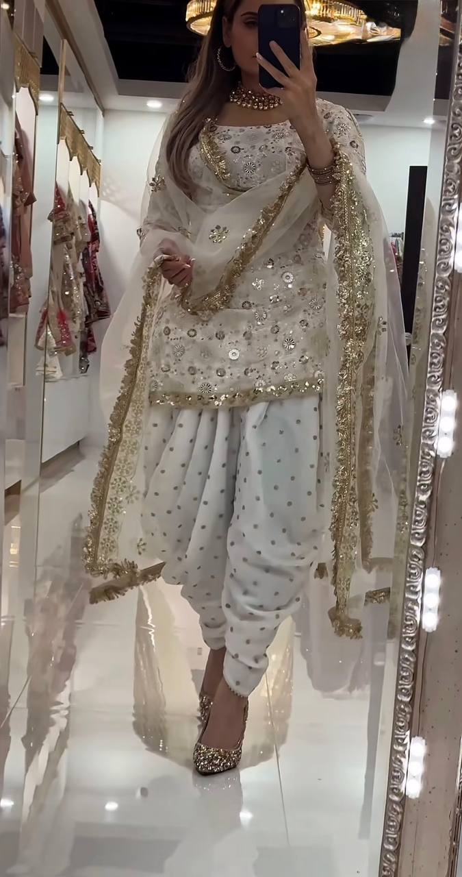 Deep Onyx Embroidered Festive Suit